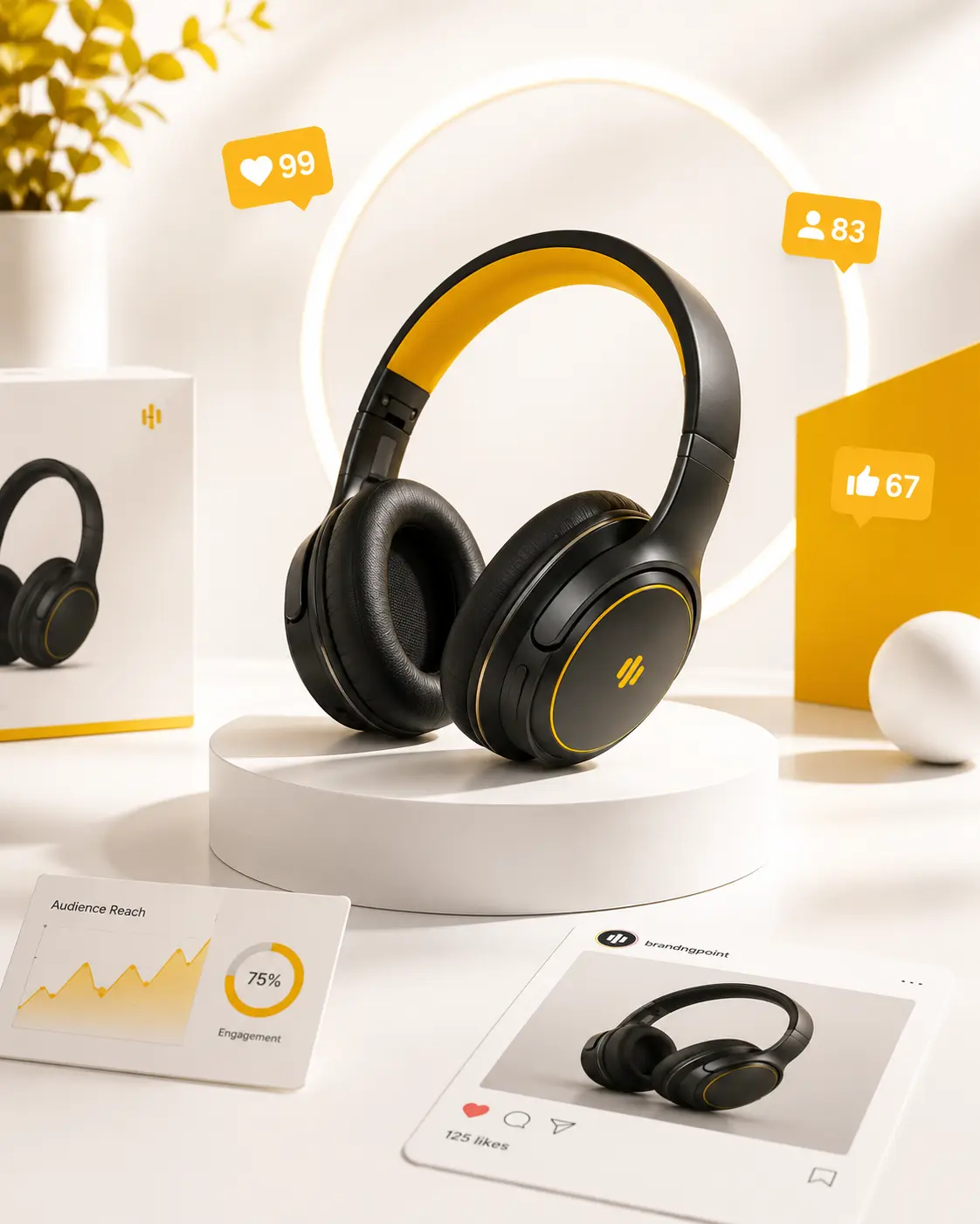 Product photography promotion mockup